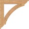 Ekena Millwork Thorton Traditional Smooth Bracket, Western Red Cedar, 5 1/2"W x 42"D x 42"H BKT06X42X42THR01SWR - alternate 4
